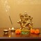 Brass Durga Idol Statue Religious Figurine Goddess Maa Durga Mata Rani Murti for Navratri Pooja Room Home Temple Mandir Decor - Housewarming Gift (3.5 Inches)